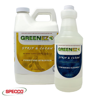 GreenEZ Furniture Strip & Clean, Quart Cleaner  (add on product only)